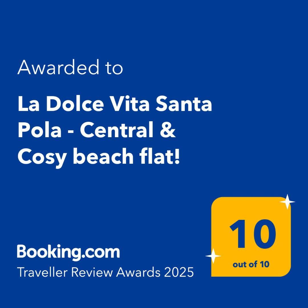 La Dolce Vita Santa Pola - Central & Cosy Beach Flat! Kültér fotó